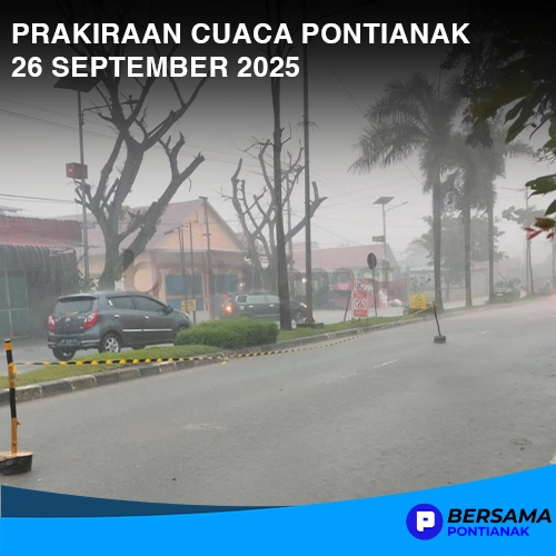 Prakiraan Cuaca Kota Pontianak 26 September 2025