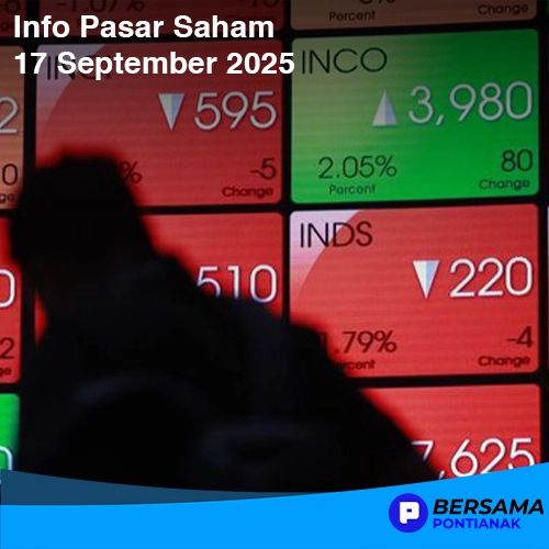 Pasar Saham, 17 September 2025: IHSG Menanjak