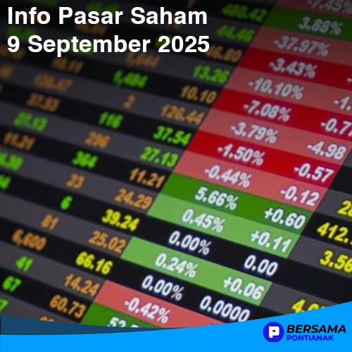 Pasar Saham 9 September 2025: IHSG Melemah Dipengaruhi Sentimen Politik