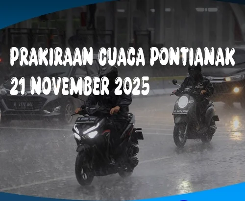 Prakiraan Cuaca Pontianak 21 November 2025