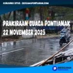 Cuaca Pontianak 22 November 2025
