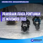 Cuaca Pontianak 25 November 2025