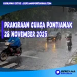 Cuaca Pontianak 28 November 2025