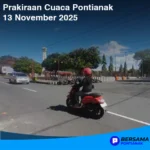 Prakiraan Cuaca Pontianak 13 November 2025