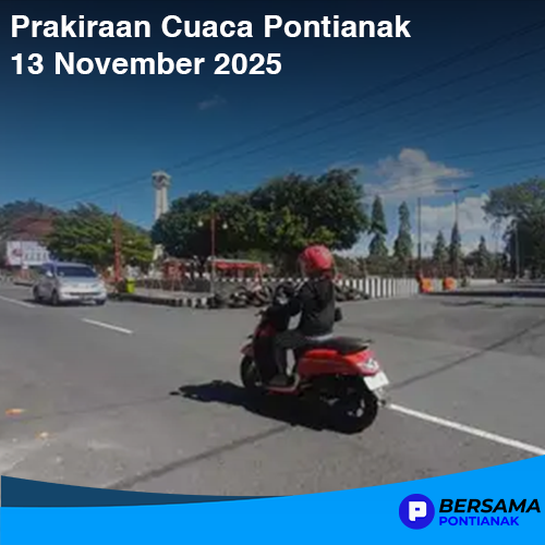 Prakiraan Cuaca Pontianak 13 November 2025