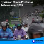 Prakiraan Cuaca Pontianak 14 November 2025
