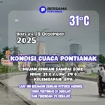 Cuaca Pontianak 18 Desember 2025