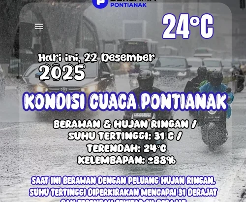 Cuaca Pontianak 25 Desember 2025