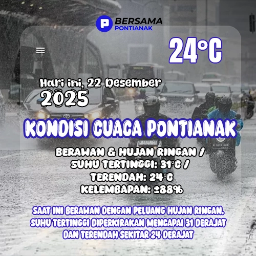 Cuaca Pontianak 25 Desember 2025